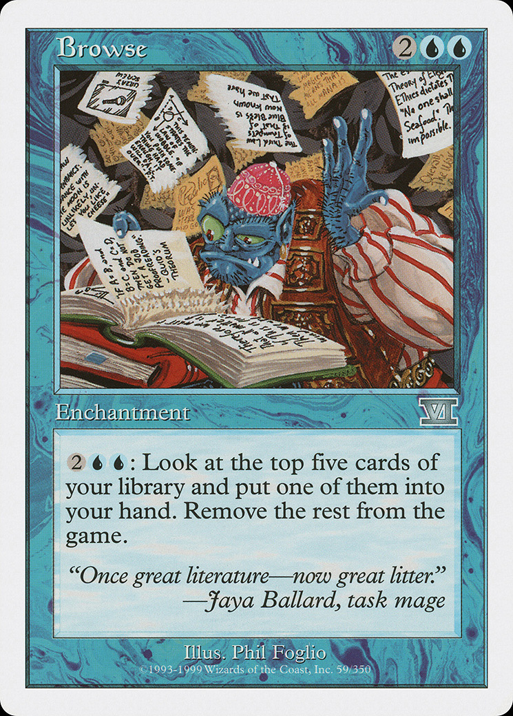 phil foglio mtg cards Chaos Warp Print main image 0