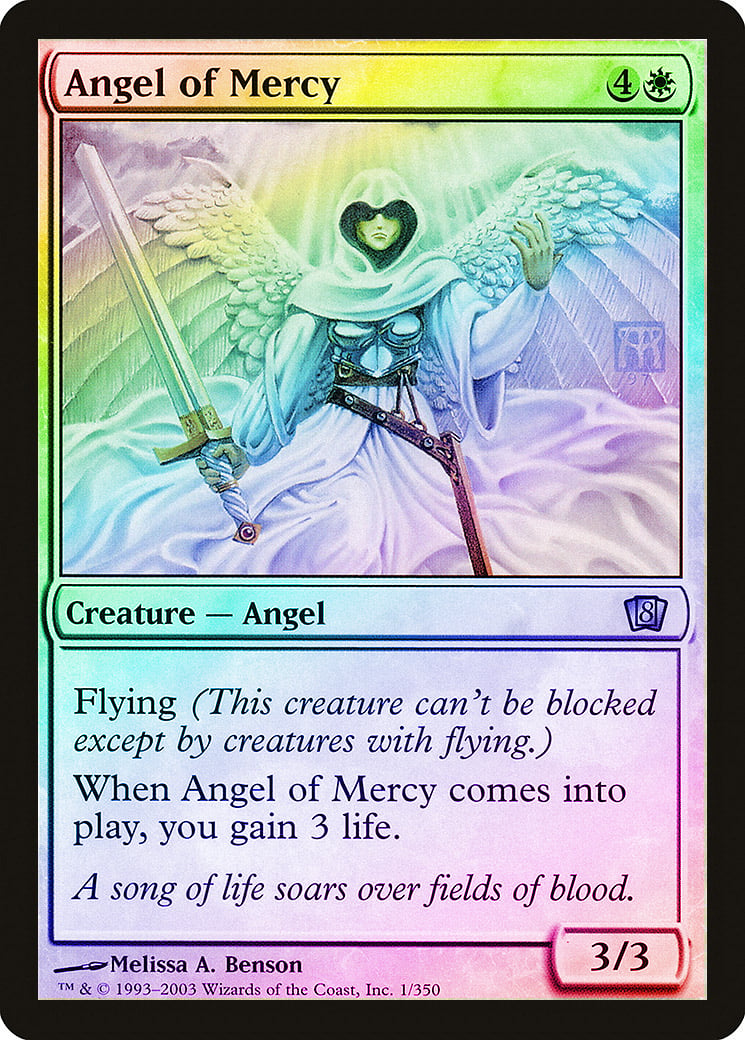 is the digimon card game dying Stainless Steel Angel Token - Metal MTG Tokens main image 0