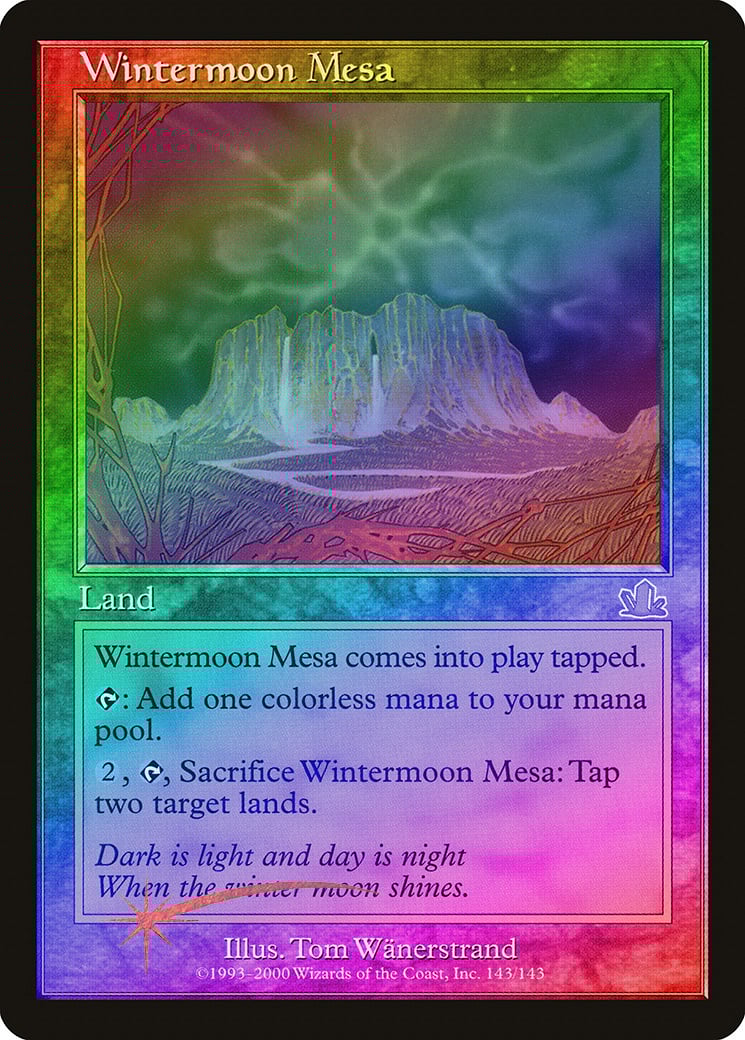 Foil】冬月台地/Wintermoon Mesa[PCY]日本語