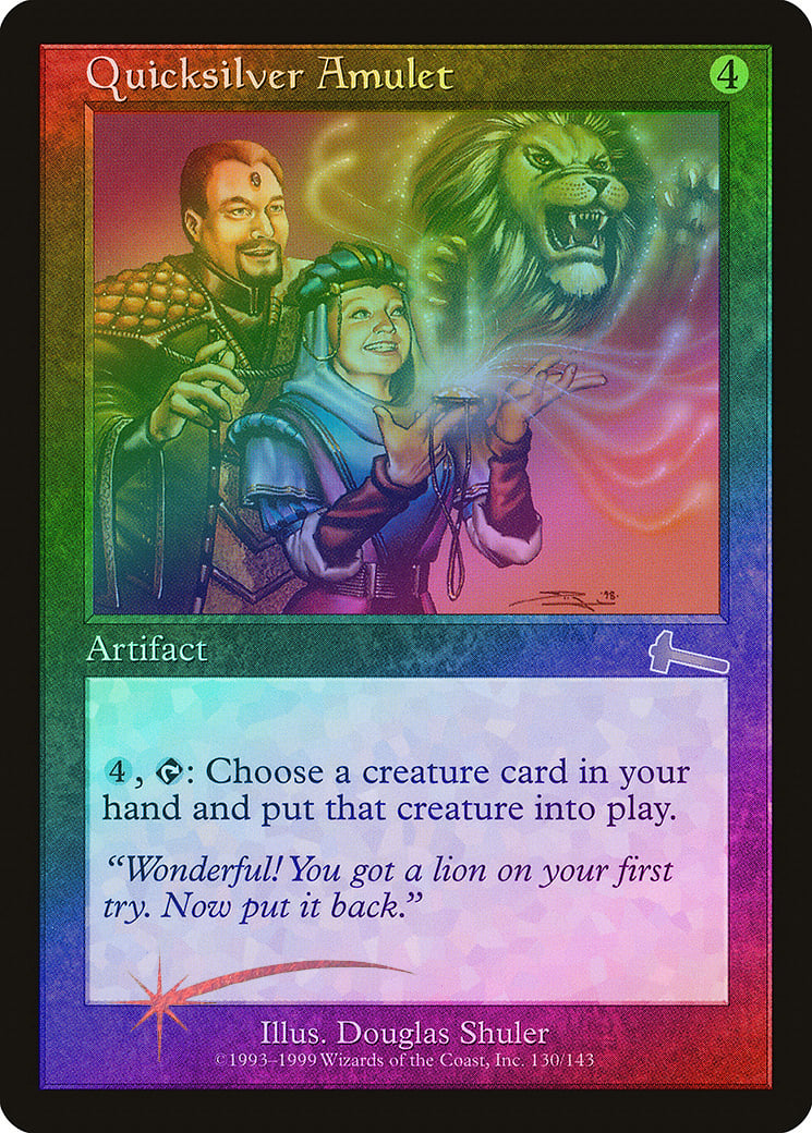 mtg cards like quicksilver amulet The best cards to put big creatures into play : r/EDH