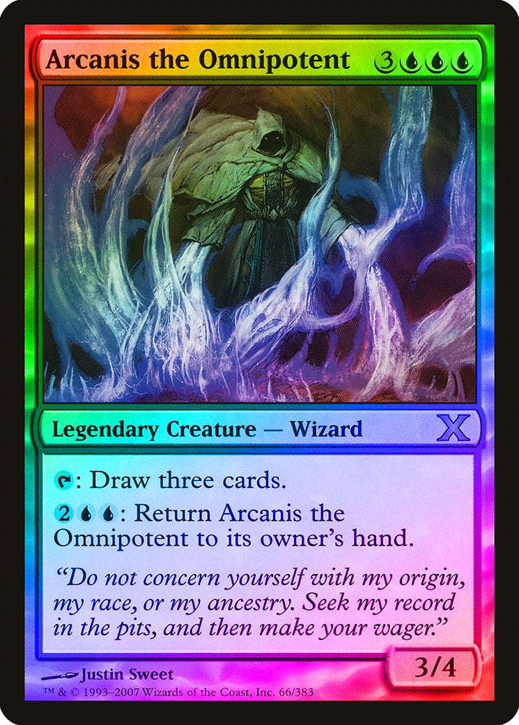 【Foil】全能なる者アルカニス/Arcanis ONS 英1日1FOIL Foil】《全能なる者アルカニス/Arcanis the Omnipotent》[SvC