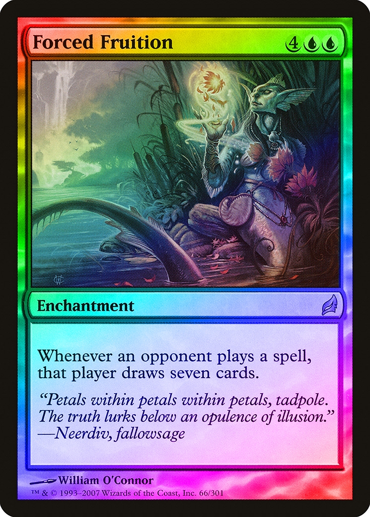 forced card draw mtg Forced Fruition [66] [Lorwyn] [Foil] – Face to Face Games main image 0