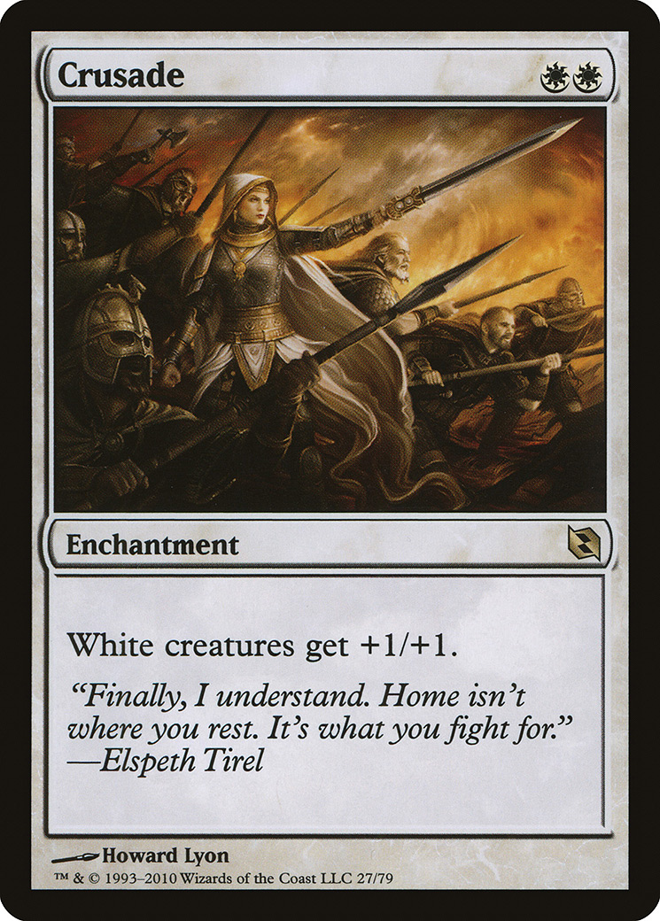 Crusade Elspeth vs. Tezzeret PLD White Rare MAGIC THE GATHERING CARD