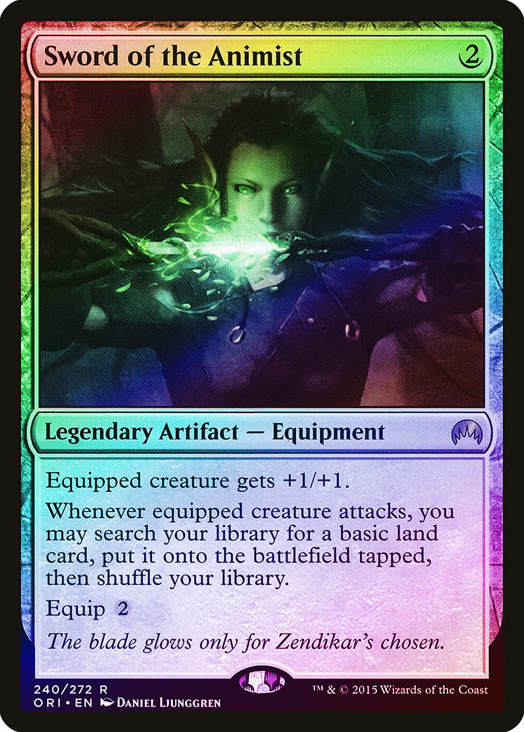 revolt mtg cards Sword of Sinew and Steel (18)| Magic: The Gathering Card – Axion Now main image 1