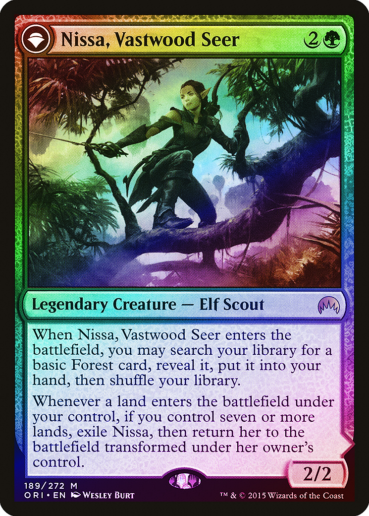 nissa card sleeves Phyrexia All Will Be One Nissa, Ascended Animist 100+ Deck Box for Magic:  The Gathering main image 0