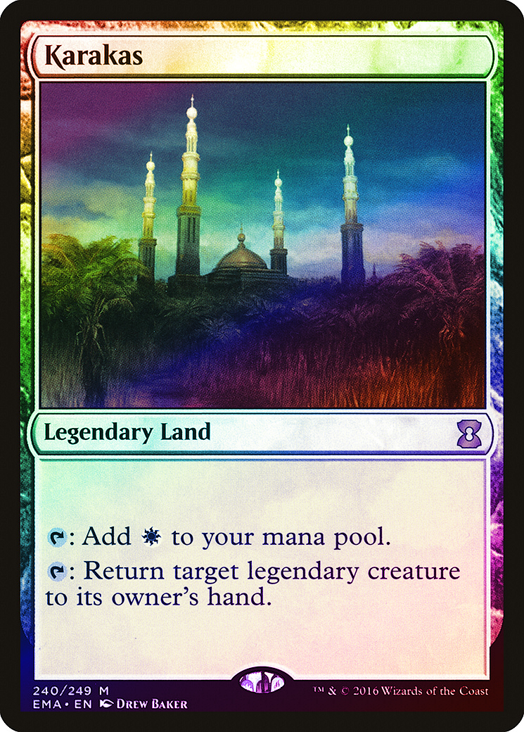 MTG　カラカス/Karakas　EMA Karakas · Eternal Masters (EMA) #240 · Scryfall Magic The