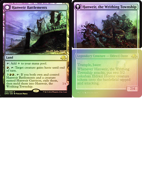 HANWEIR BATTLEMENTS NM mtg Eldritch Moon Land Rare
