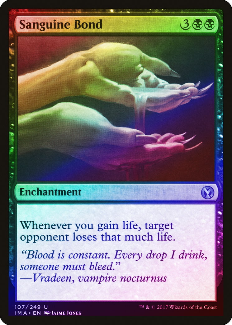mtg cards like sanguine bond Manabarbs main image 1