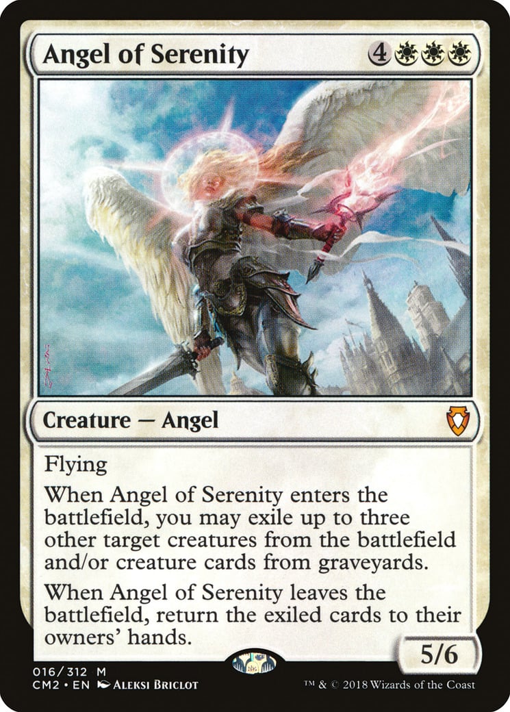 Angel of Finality Commander Anthology NM-M White Rare MAGIC MTG CARD ABUGames 