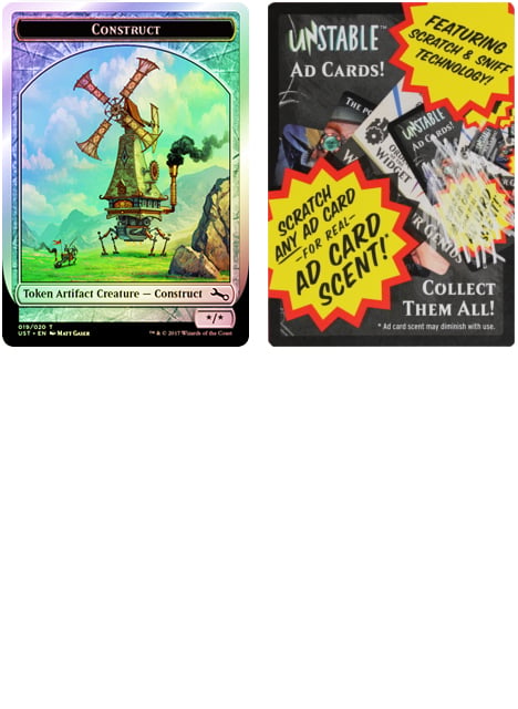 Construct Token (Unstable Ad Cards!) - FOIL - Unstable - English - ABUGames - Magic The Gathering Singles Construct Token (Unstable Ad Cards!) - FOIL - Unstable - English - ABUGames - Magic The Gathering Singles