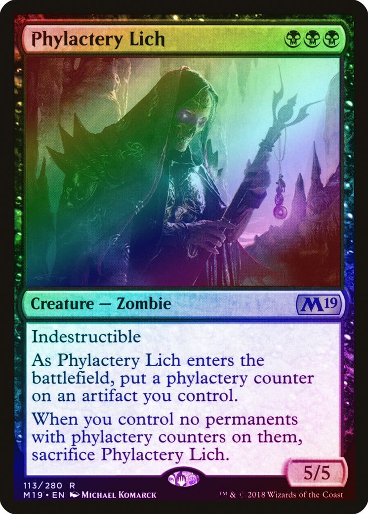 lich mtg cards Tomebound Lich [Core Set 2020] main image 0
