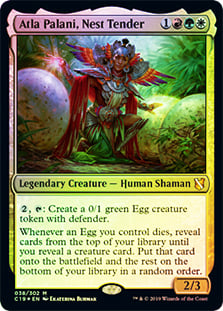 mtg card sleeves and deck boxes Egg Token Artist Proof - Magic the Gathering